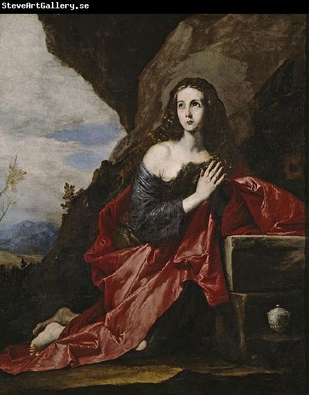Jose de Ribera Die Bubende Hl. Maria Magdalena als Thais, Fragment